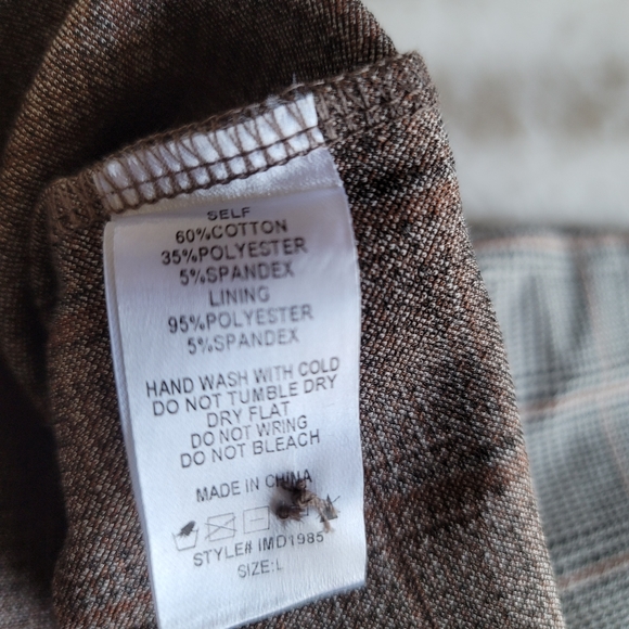 Plaid Wrap Skirt Dress - Picture 5 of 6